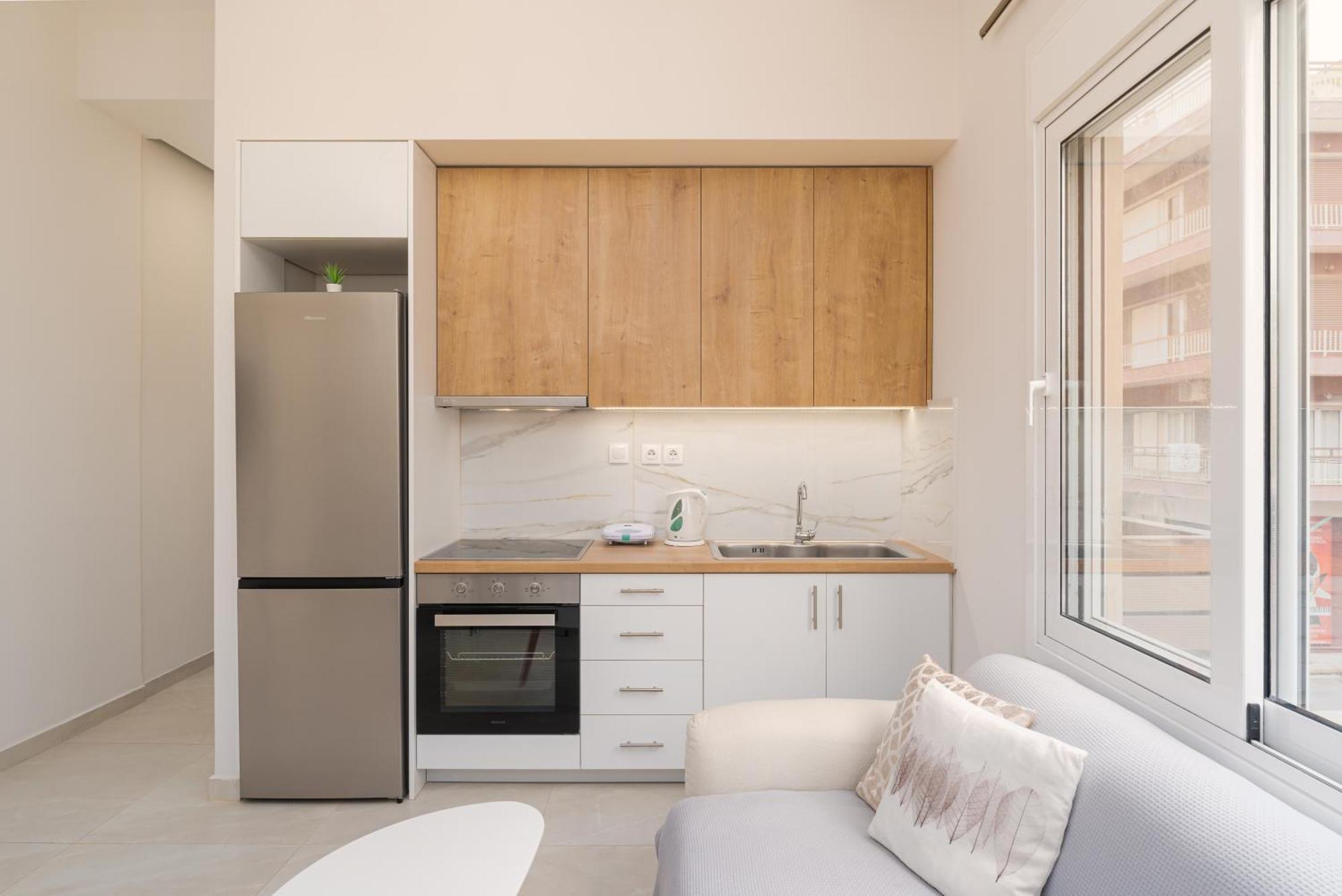 New Center Apartment Near Metro Athene Buitenkant foto