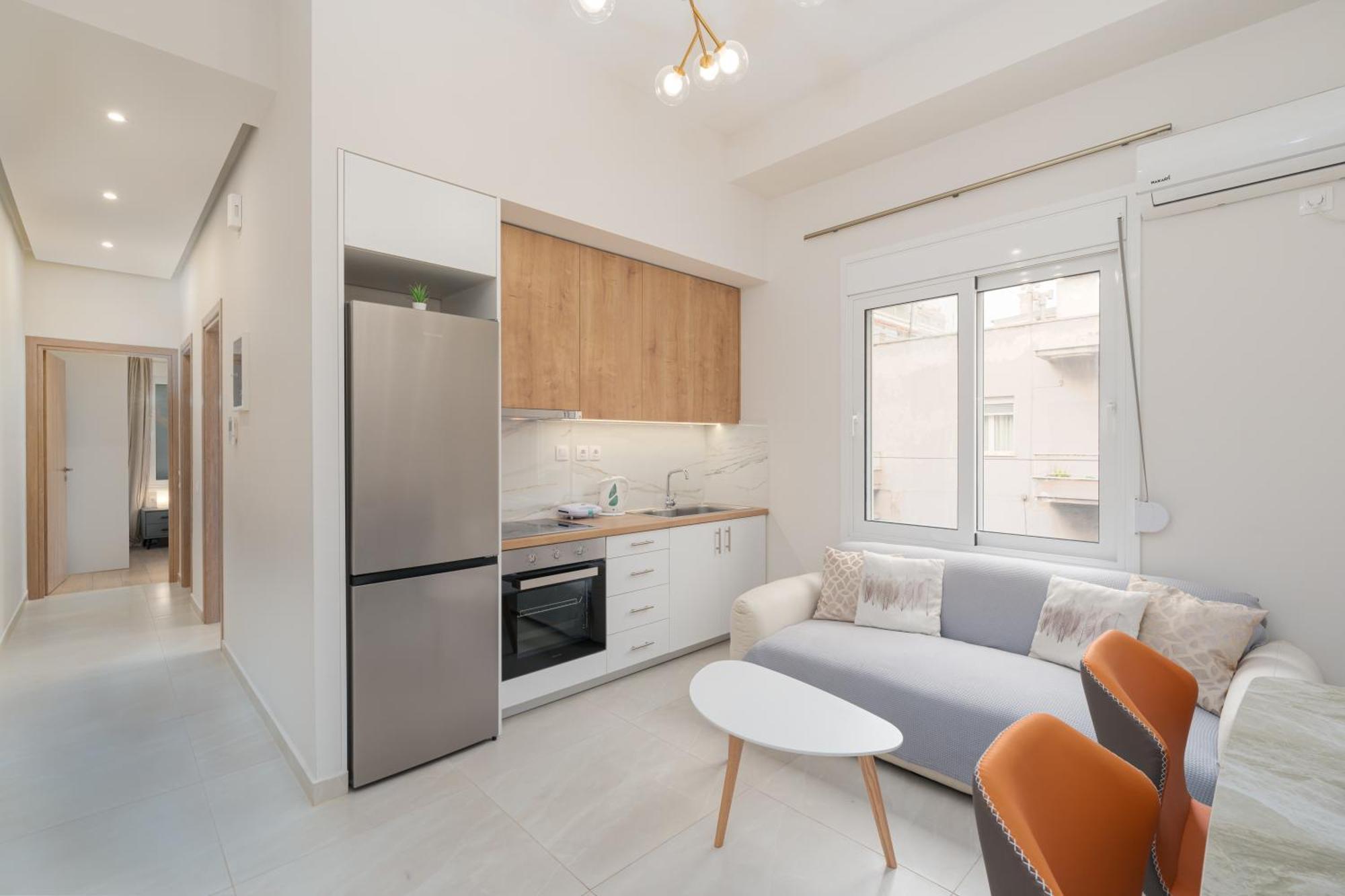 New Center Apartment Near Metro Athene Buitenkant foto